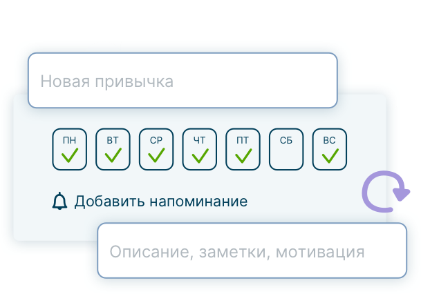 Управляй привычками